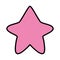 Color nice star art shape design