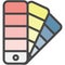 Color palette vector design pattern panton icon