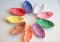 Color paper boats