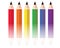 Color pencil background , vector LGBT color symbol