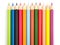 Color pencile in row