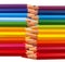 Color pencils stacked up