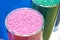 Color plastic granular polymer