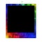 Color polaroid frame