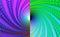 Color poster, ultraviolet and lilac. 3D illustration of random elements in a whirlpool