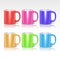 Color realistic ceramic coffee, tea mugs vector set