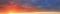 Color Sky background at sunset - panoramic view