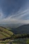 Color spring morning view from Pustevny in Beskydy mountains