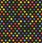 Color stars seamless pattern on dark.