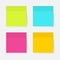 Color sticky notes