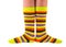 Color striped socks