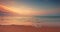 Color sunrise over ocean beach. Splashing sea waves on the coast sand, 4K video of seascape view