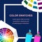 Color Swatches Flat Design Vector Illustration