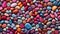 Color Symphony: Vibrant Collage of Multicolored Pebbles