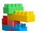 Color toy brick construction