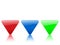 Color triangular icon