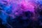 color vapor abstract background ink blue pink gas