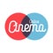 Color vintage online cinema emblem