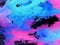 Color water. Colored fog. Mystery of the magic spell. Blue-pink contrast par, abstract art, Ai Generative