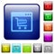 Color webshop application square buttons