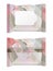 Color wet wipes package with flap