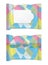 Color wet wipes package with flap