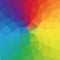 Color wheel abstract geometric rumpled triangular background low poly style