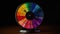 color wheel, Color spectrum swatch samples, AI Generated