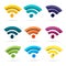 Color Wifi Symbols