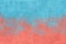 Color of the year 2019 . Old vintage wooden background with many colors Coral and blue.