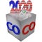 Colorado Election 2020 vote ballot box 3D illustration