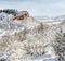 Colorado foothills in fresh snow