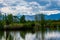 Colorado Front Range From St. Vrain State Park