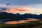 Colorado Mountain Sunset on the Twin Lakes