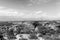 Colorado National Monument and Book Cliffs in Monochrome