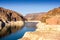 Colorado River between Nevada and Arizona, close to Hoover Dam