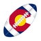 Colorado State USA Football Flag
