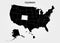 Colorado. States of America territory on gray background. Separate state. Vector illustration