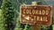 Colorado Trail Sign