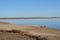 Colorado winter lake landscape