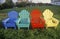 Colored Adirondack Chairs