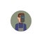 colored avatar of welder icon. Element of colored people profession icon for mobile concept and web apps. Detailed colored avatar