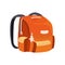 colored backpack icon