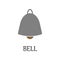 colored bell icon. Element of web icon for mobile concept and web apps. Detailed colored bell icon can be used for web and mobile