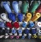 Colored bobbins