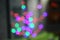 Colored bokeh circles beautiful defocusing