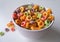Colored Breakfast Cereal Bowl
