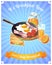 Colored Breakfast Poster