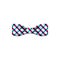 colored checkered colored bow tie icon. Element of bow tie illustration. Premium quality graphic design icon. Signs and symbols co