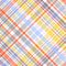 Colored checkered table cloth background.